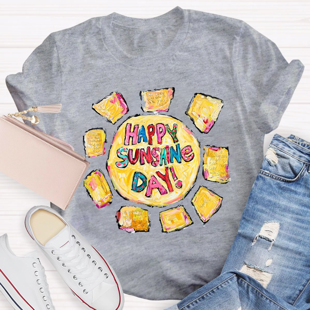 Happy Sunshine Day Teacher Shirt