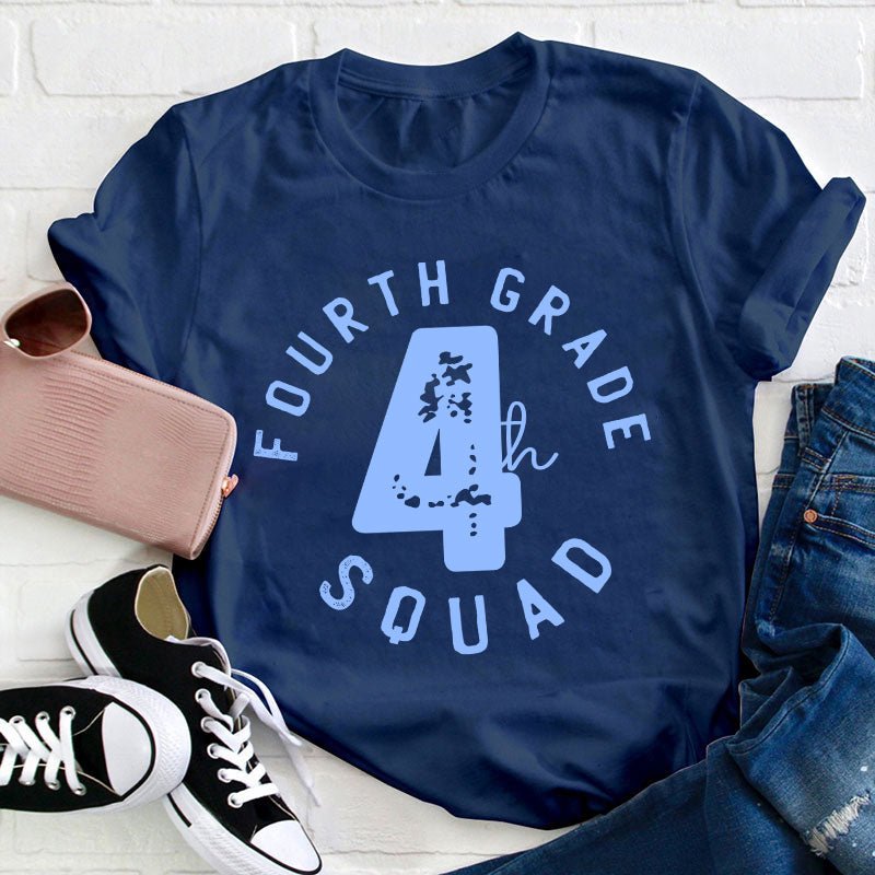 Personalized Grade Squad Teacher T-Shirt