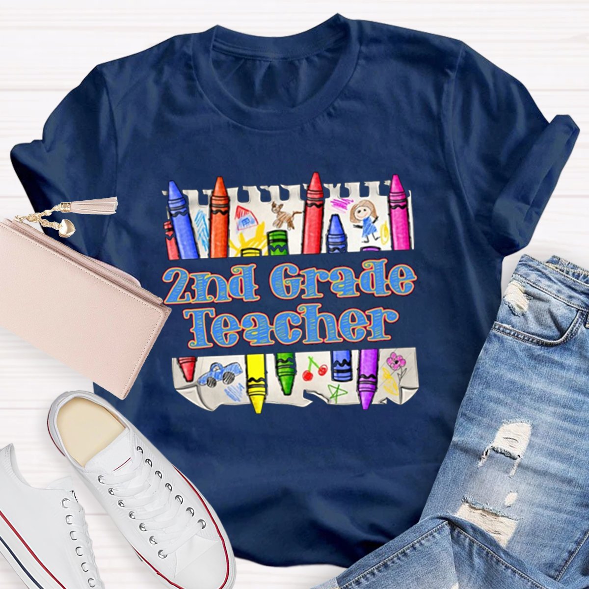 Personalized Grade Teacher Shirt