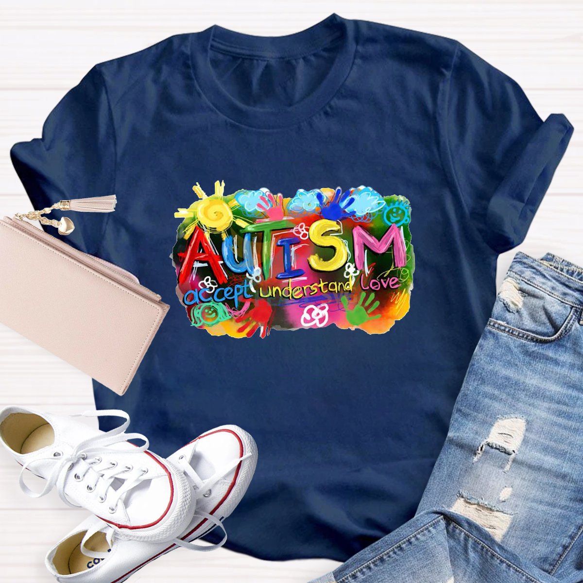 Autism Accept Understand Love Teacher T-shirt