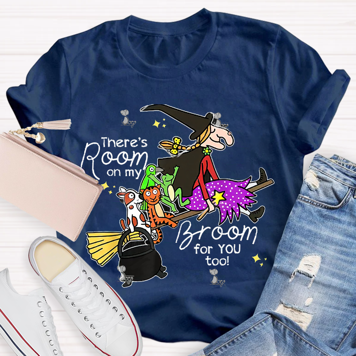 There's Room On My Broom For You Too Teacher T-Shirt