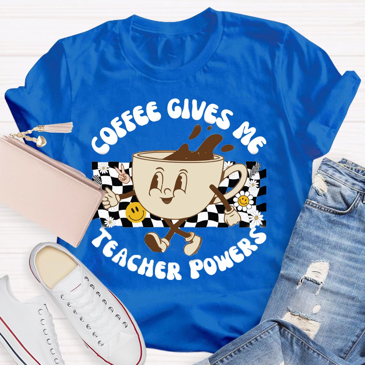 Coffee Gives Me Teacher Powers Shirt