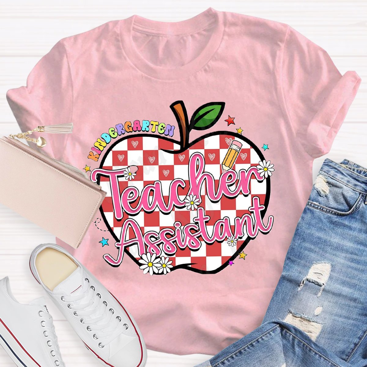 Personalized Grade Teacher Assistant Back To School T-Shirt