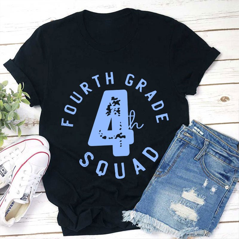 Personalized Grade Squad Teacher T-Shirt