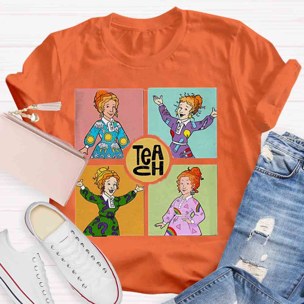 Teach Magic School Bus Teacher T-Shirt