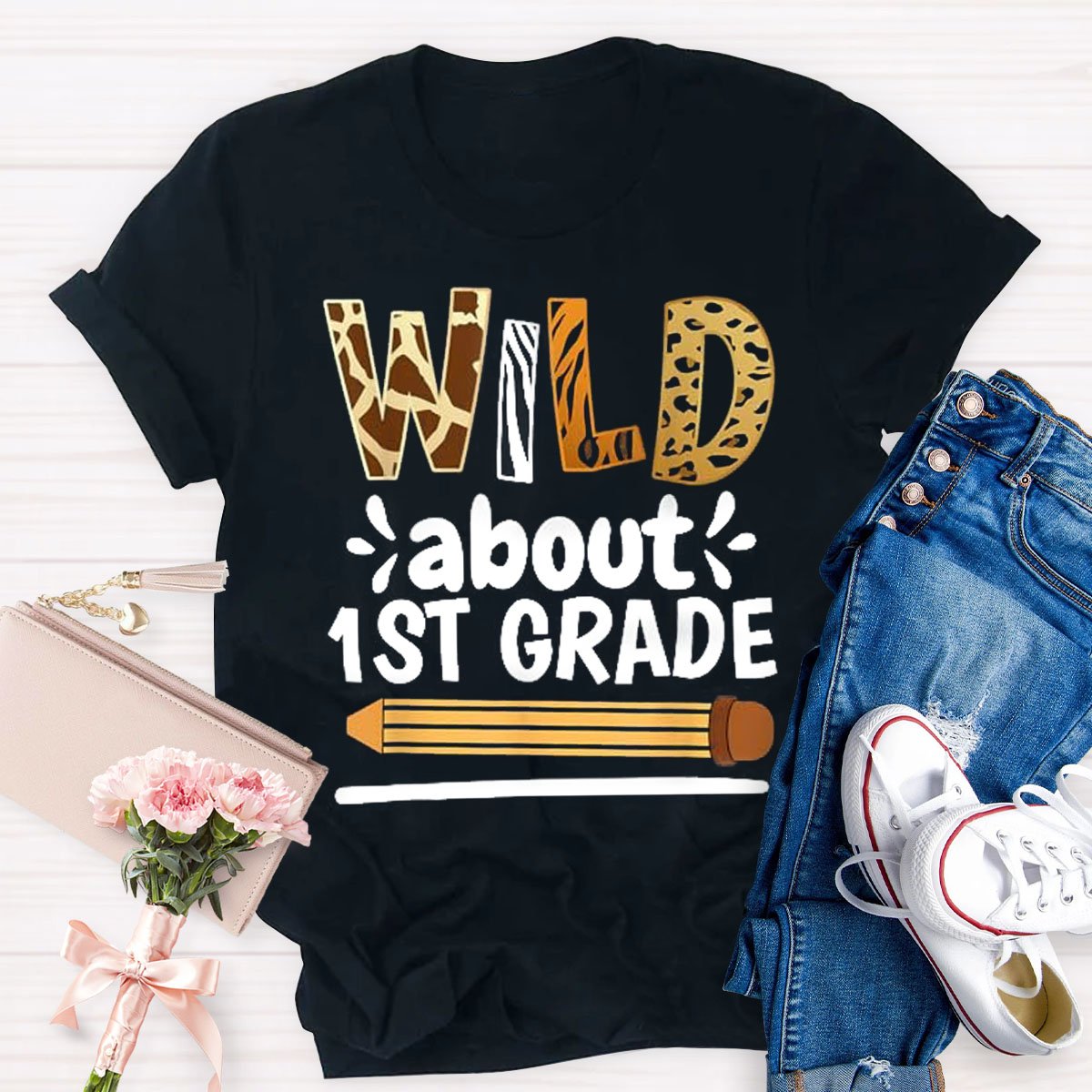 Personalized Your Grade Wild About T-Shirt