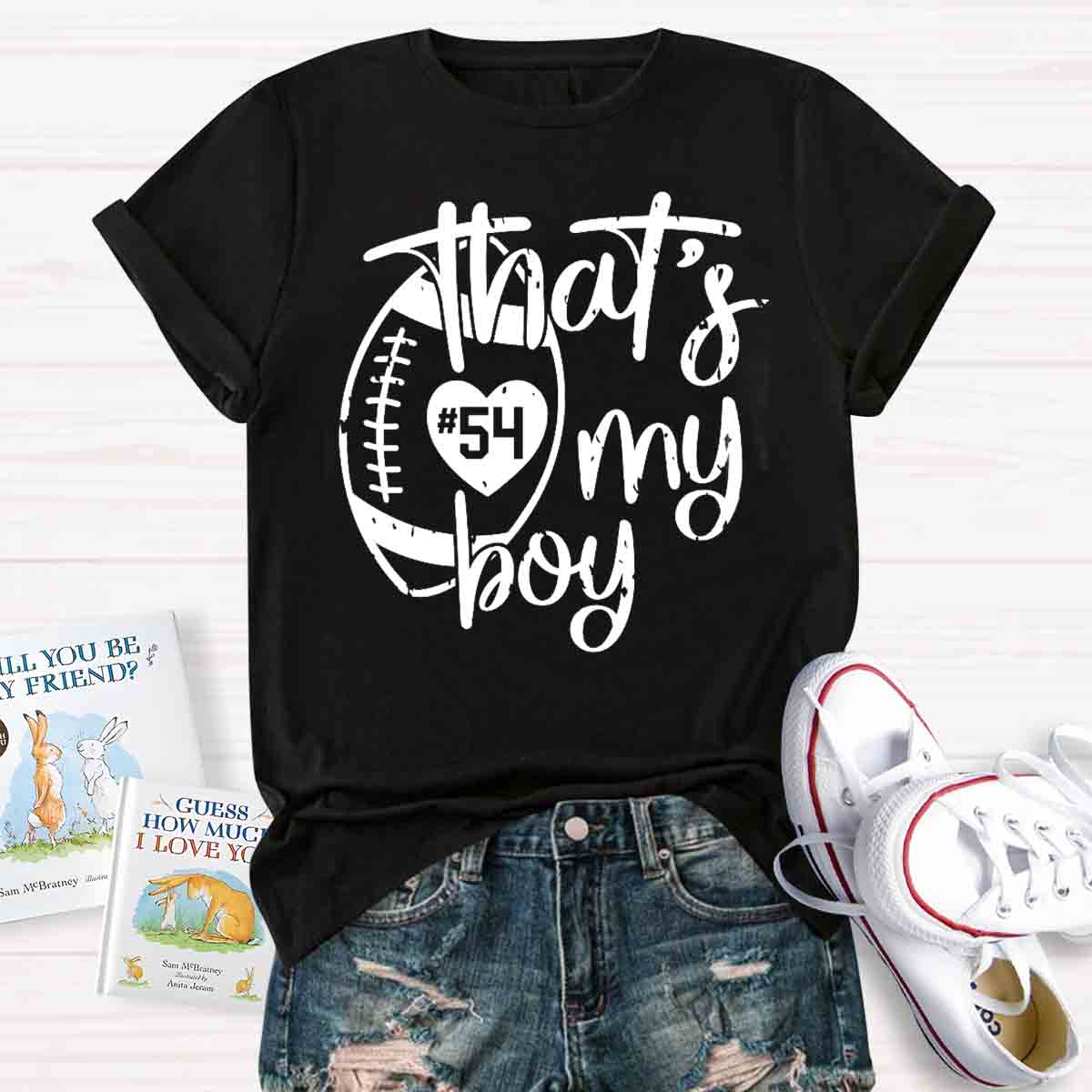 Personalized Number That's My Boy T-shirt