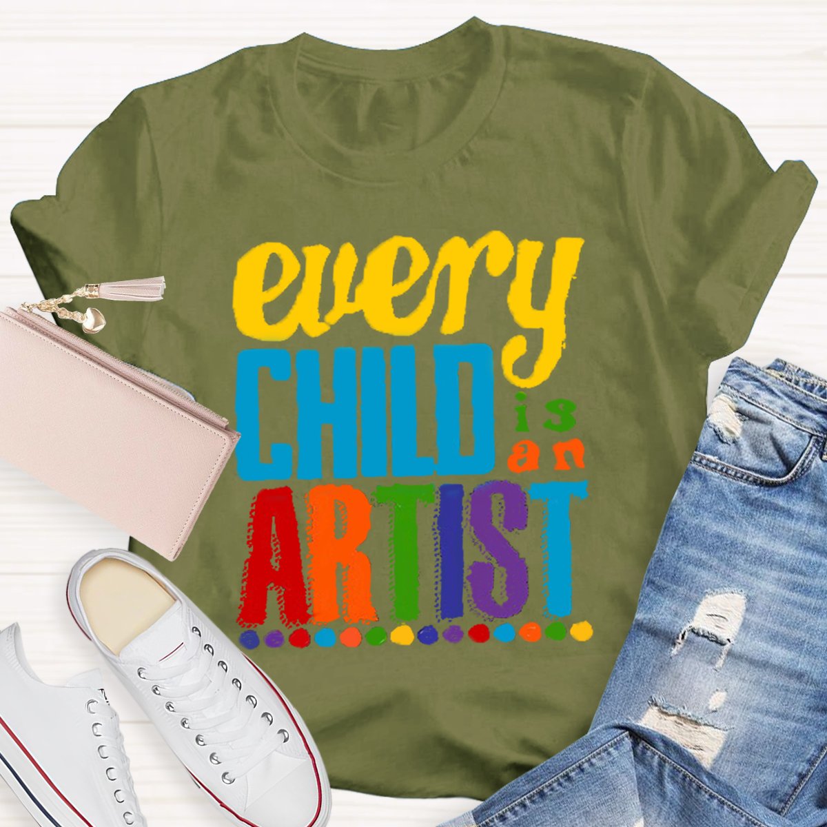 Every Child is an Artist Teachers T-Shirt