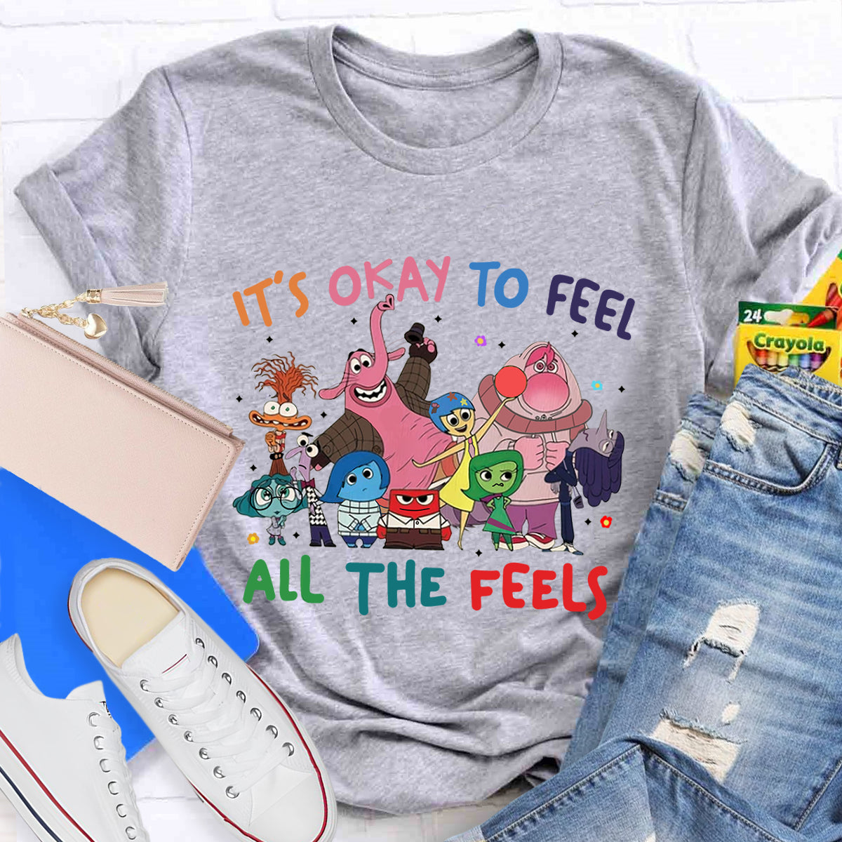 It's Okay To Feel All The Feels Special Education T-Shirt