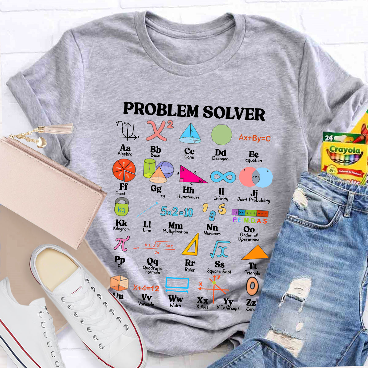 Problem Solver Math Teacher T-shirt