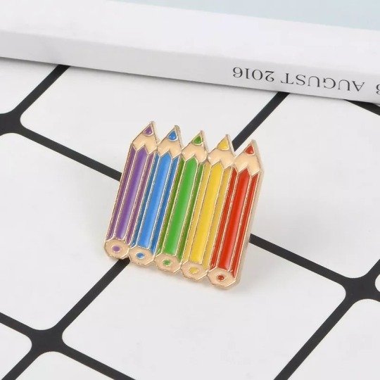 Colored Pencil Pin