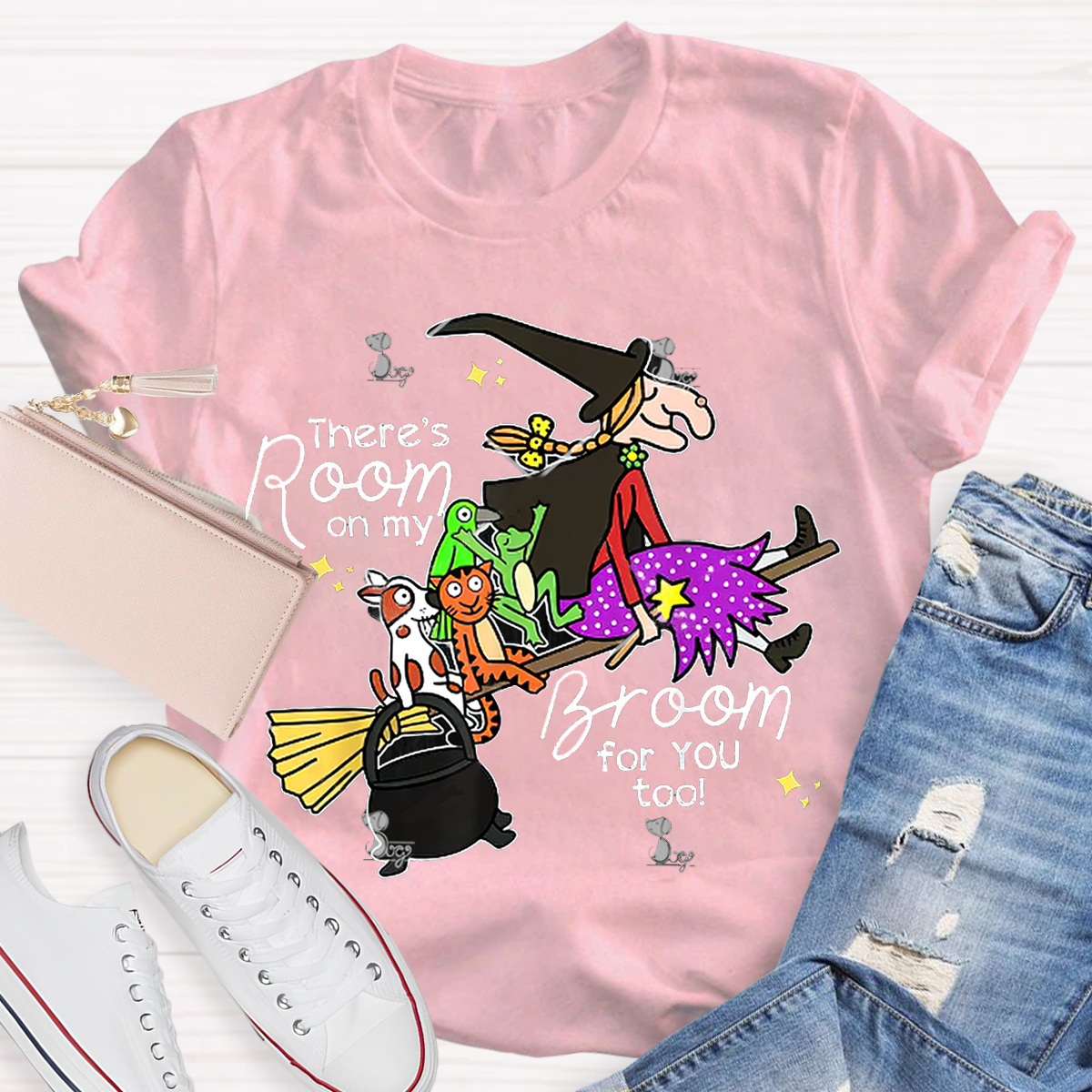 There's Room On My Broom For You Too Teacher T-Shirt