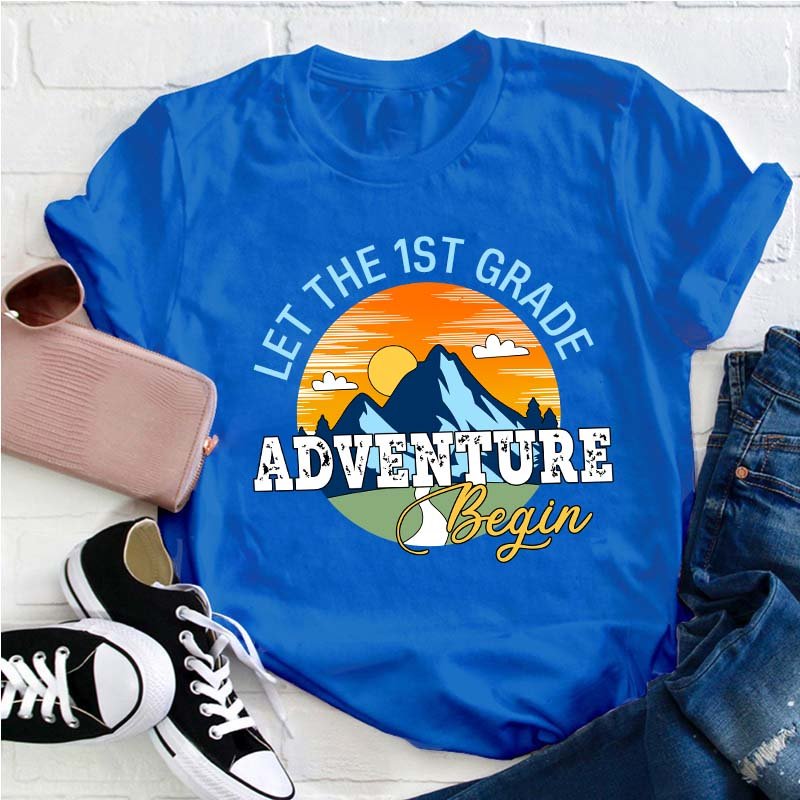 Personalized Let The Adventure Begin Teacher T-Shirt