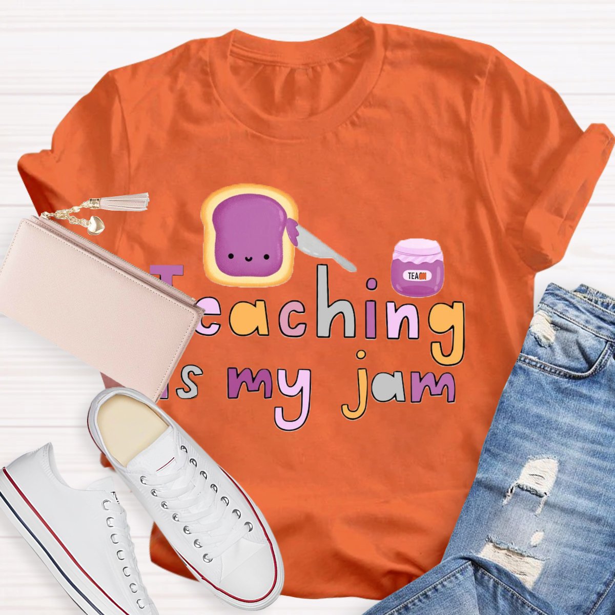 Teaching is my Jam Cute Teacher Shirt