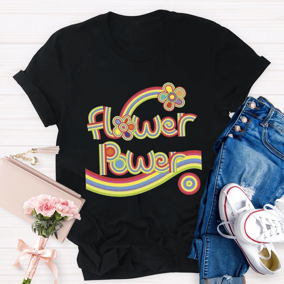 Flower Power Teacher Shirt