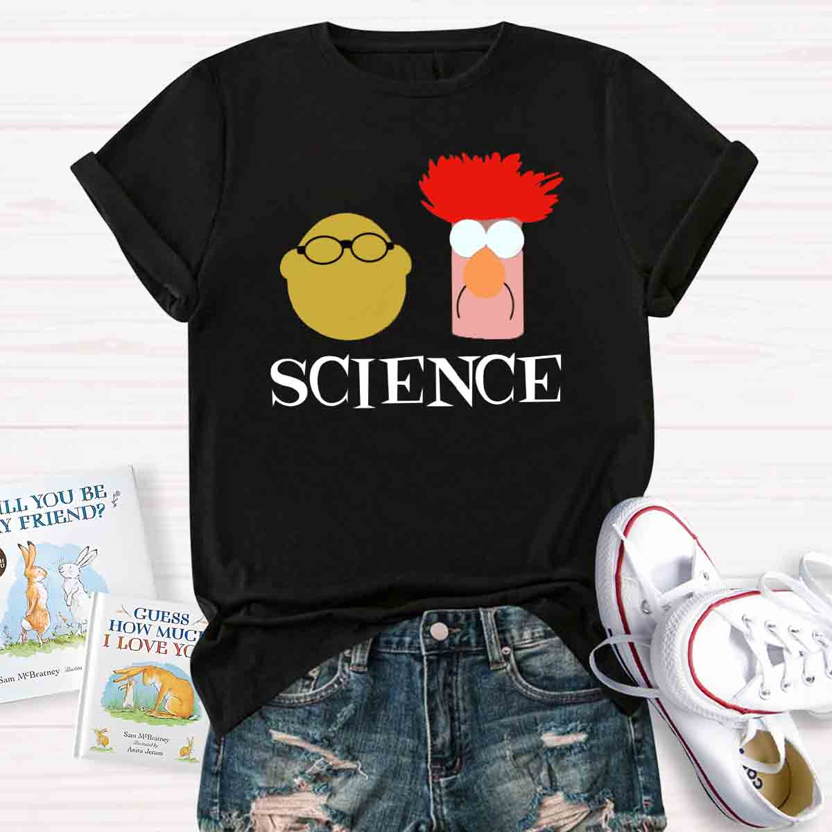 Science with Bunsen and Beaker T-shirt