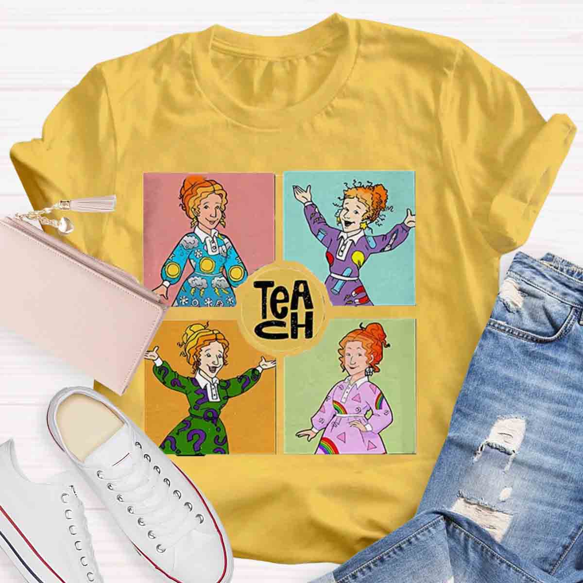 Teach Magic School Bus Teacher T-Shirt