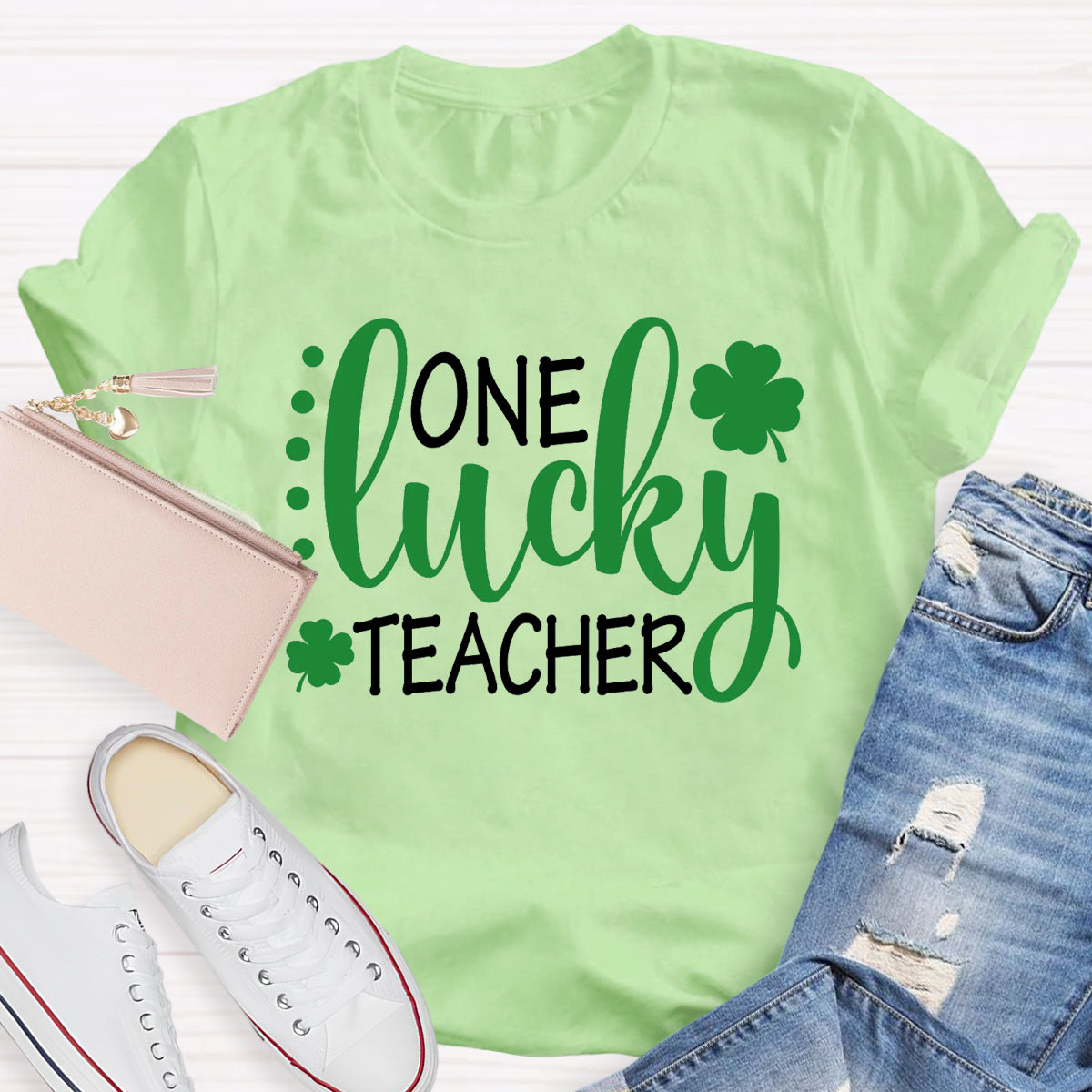 One Lucky Teacher T-Shirt