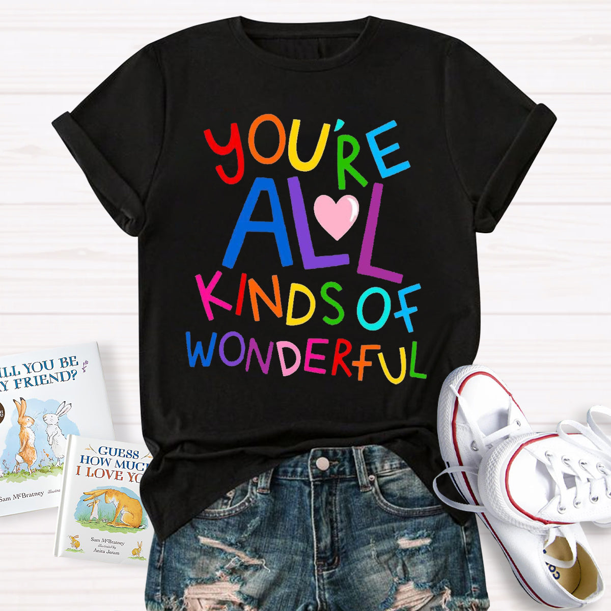 You're All Kind Of Wonderful Teacher T-Shirt