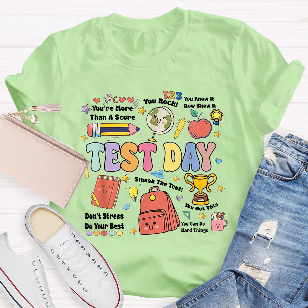 Don't Stress Do Your Best Test Day T-Shirt