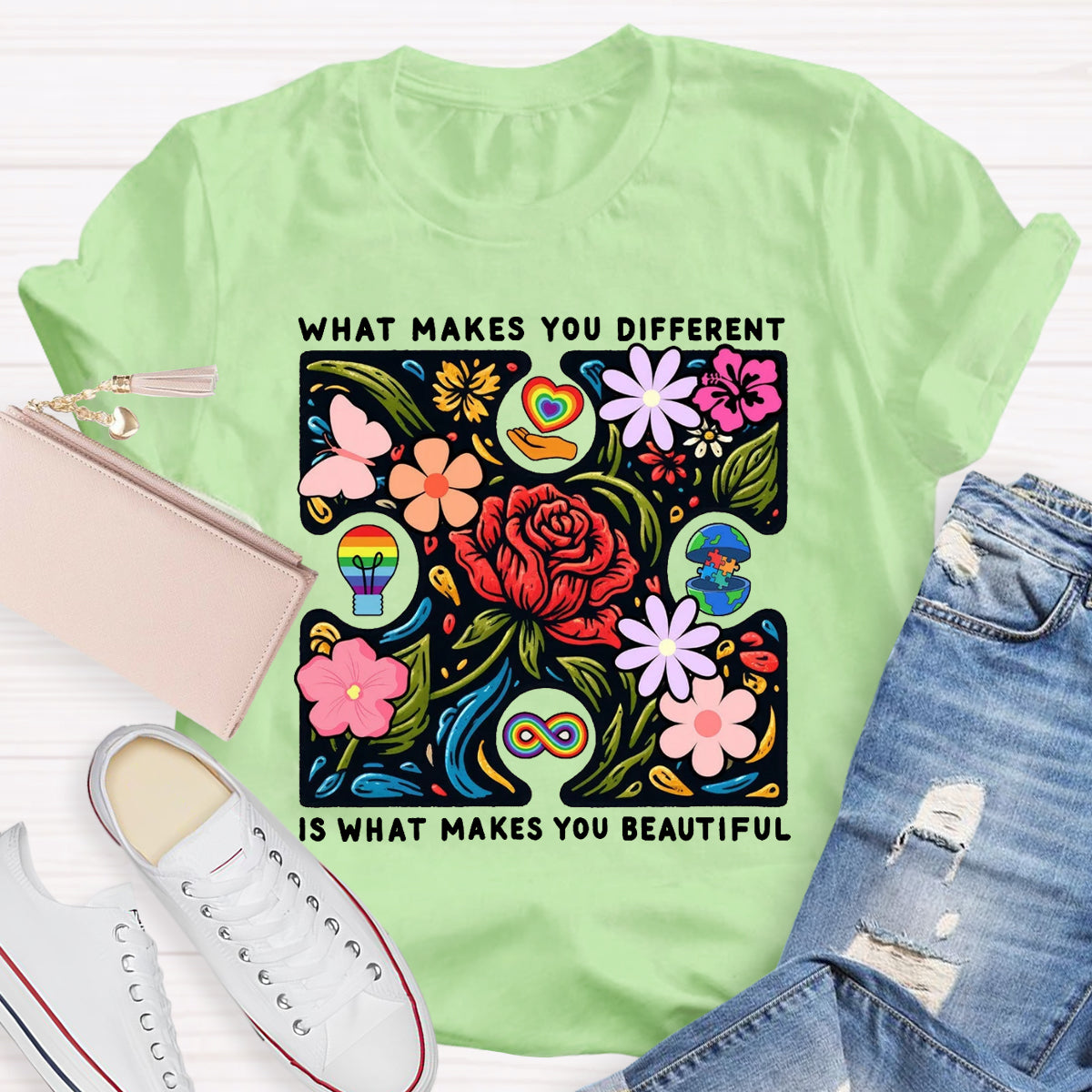 What Makes You Different Is What Make You Beautiful T-Shirt