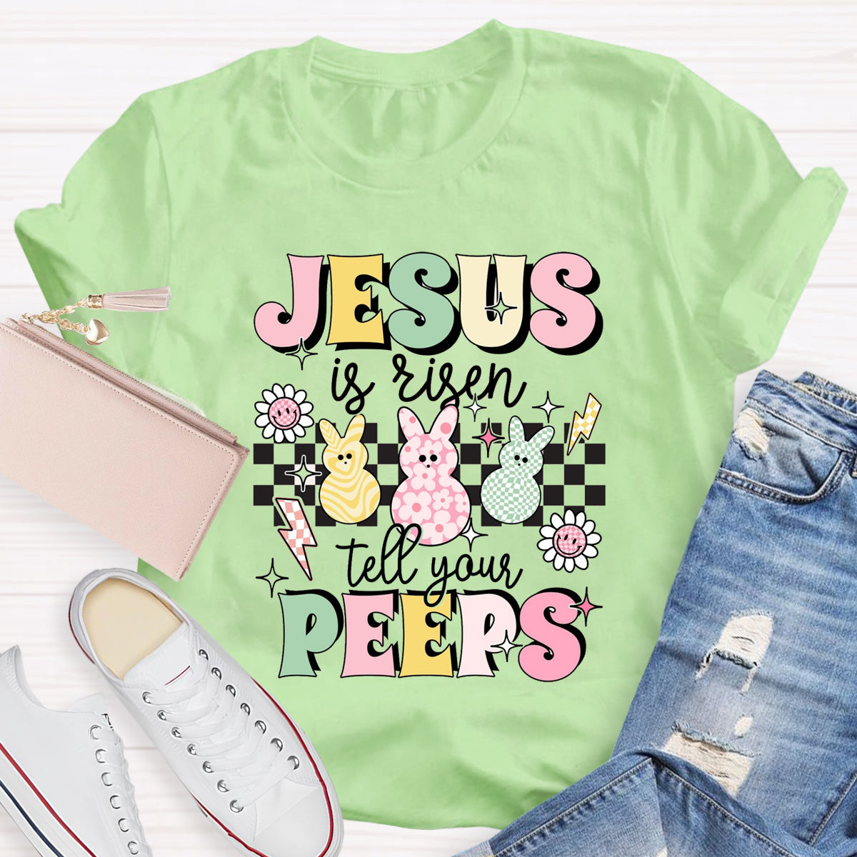 Jesus Is Risen Tell Your Peeps T-Shirt