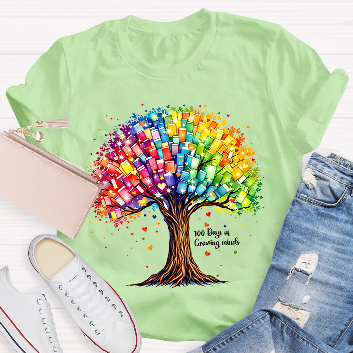 100 Days Of Growing Minds T-Shirt