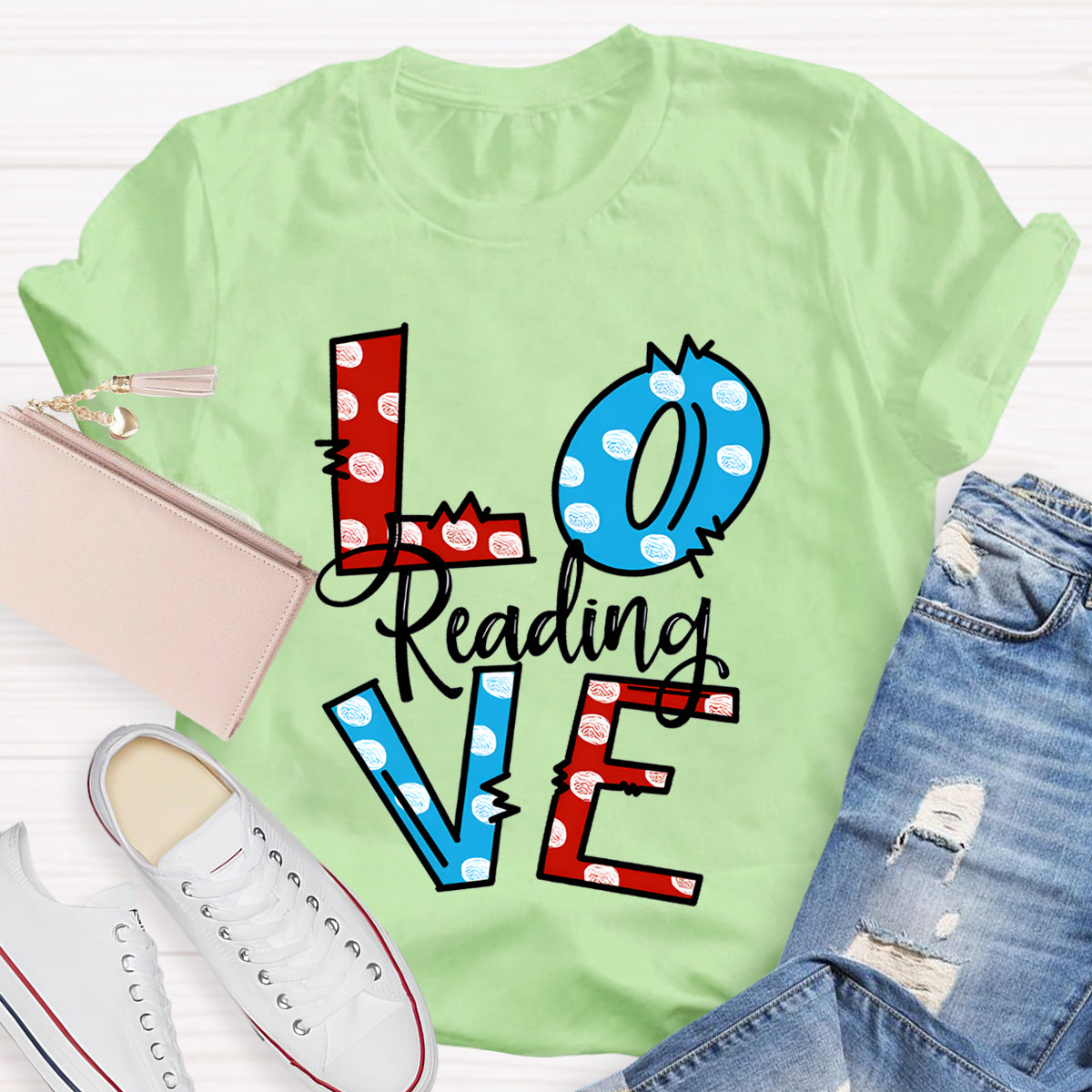 Love Reading Teacher T-Shirt