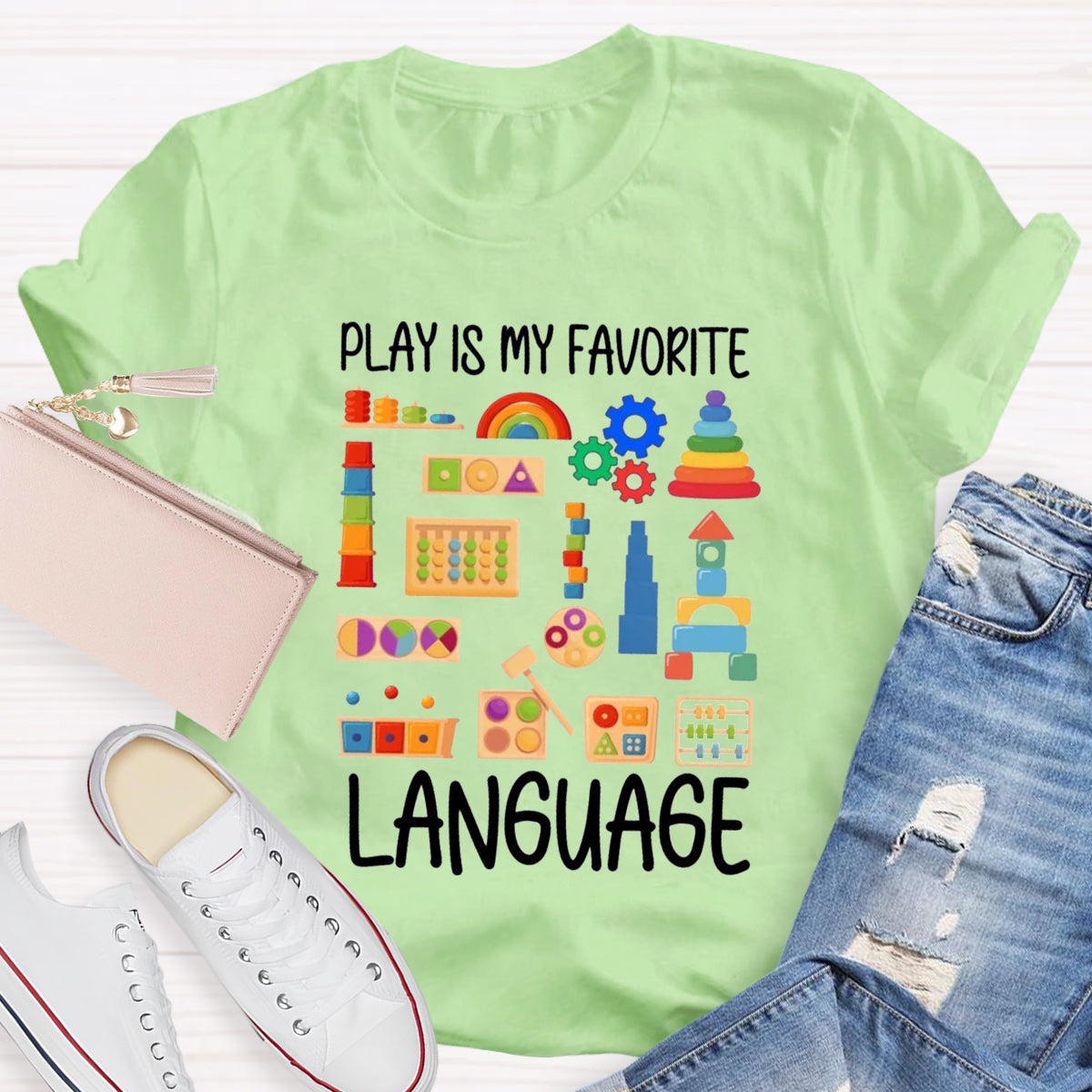 Play Is My Favorite Way to Learn Teacher T-Shirt