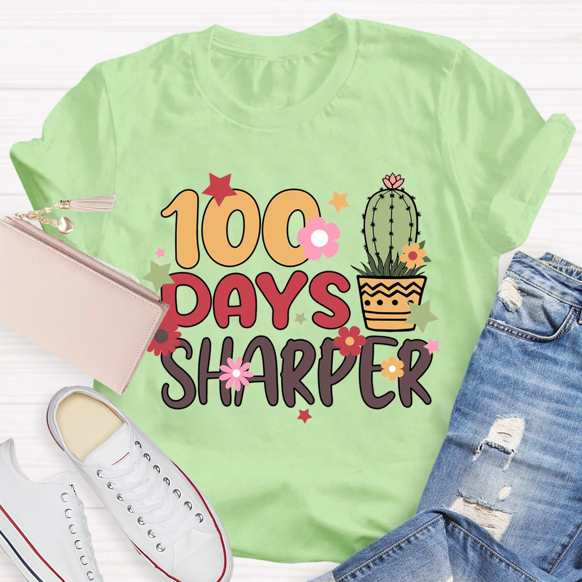 100 Days Sharper Teacher T-Shirt