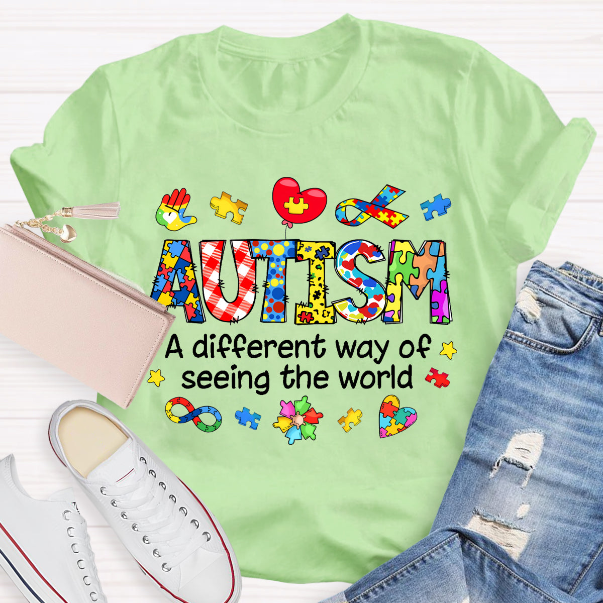 Autism A Different Way Of Seeing The World T-Shirt