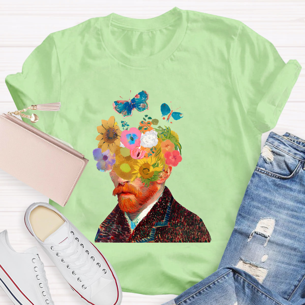 Minds Blooming Art Teacher T-Shirt