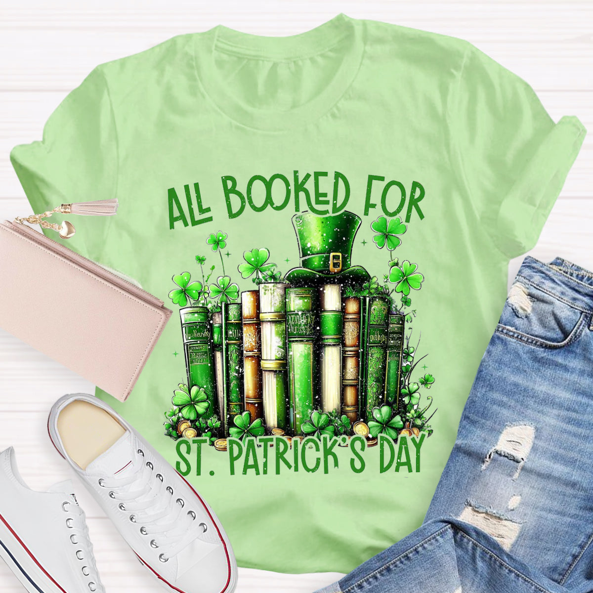 All Booked For St. Patrick'S Day T-Shirt