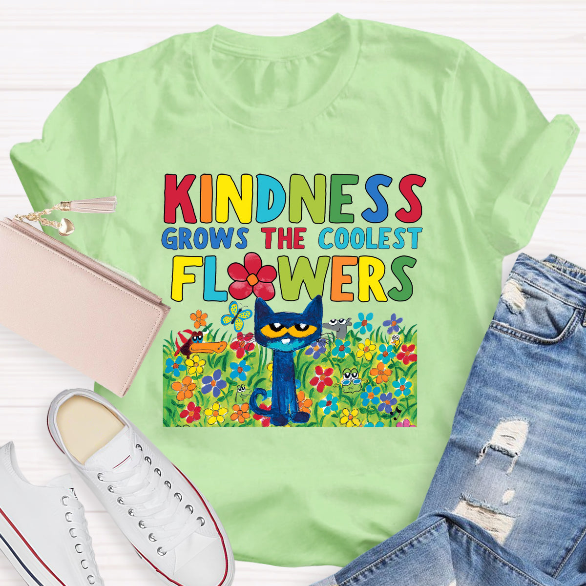 Kindness Grows The Coolest Flowers T-Shirt