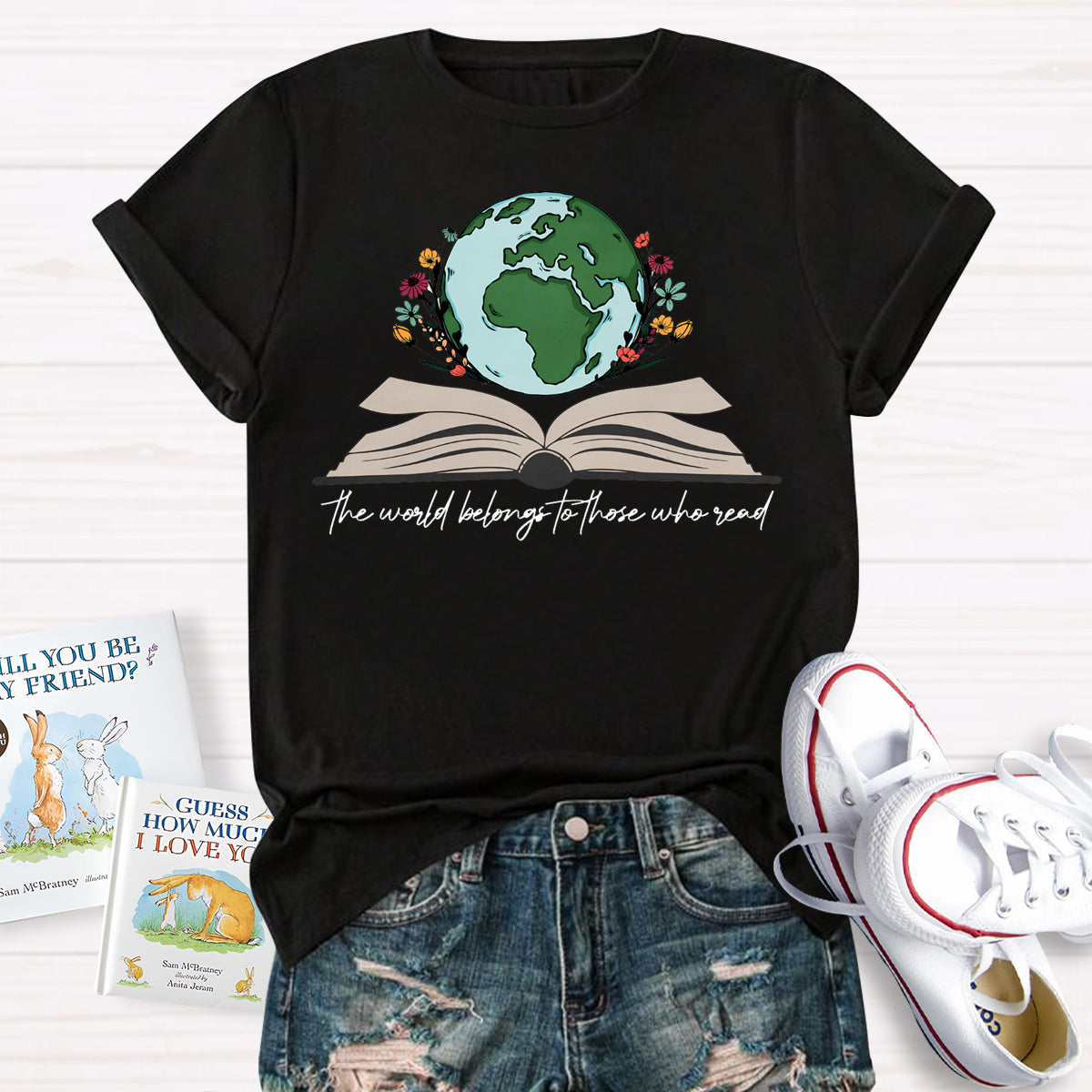 The World Belongs To Those Who Read Teacher T-Shirt