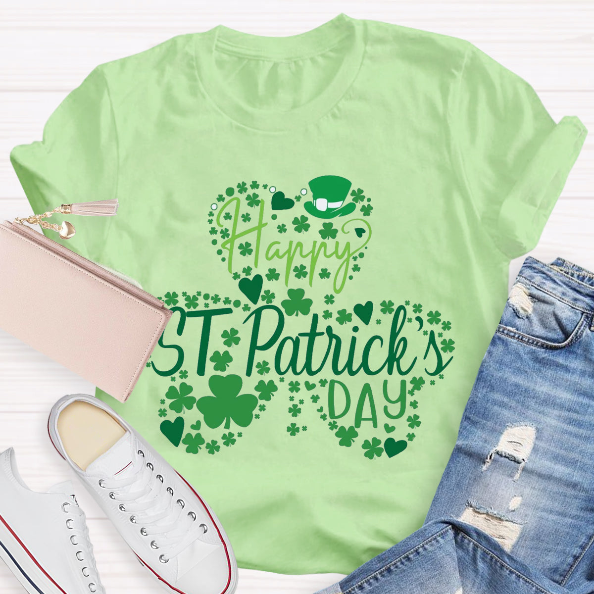 Happy St Patrick's' Day Teacher T-Shirt