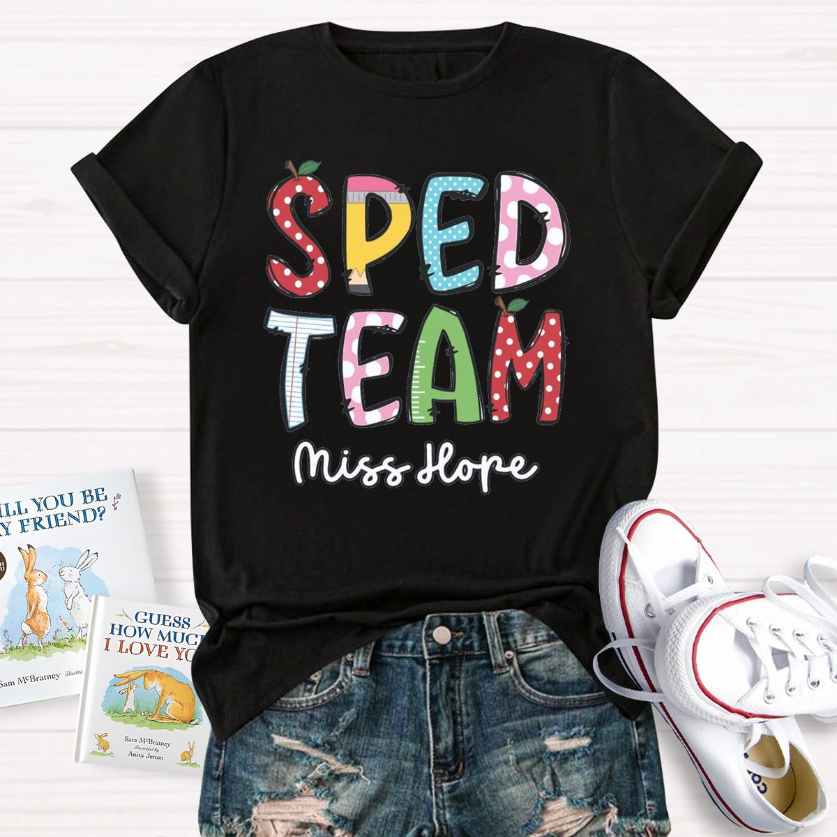 Personalized Name Of SPED Team T-shirt