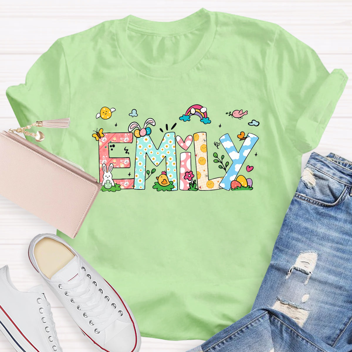 Personalized Name Easter Emily T-Shirt