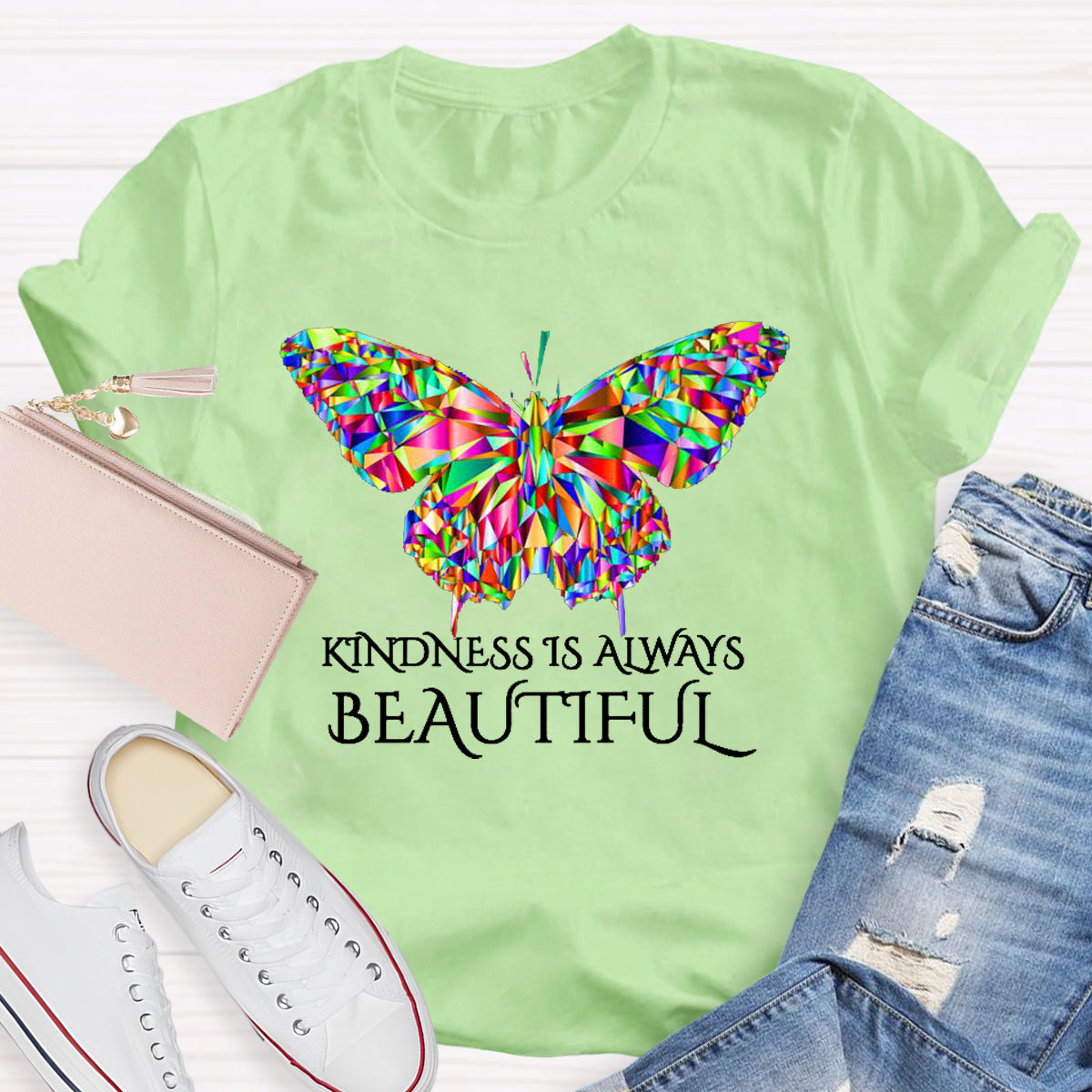 Kindness Is Always Beautiful Butterfly T-Shirt