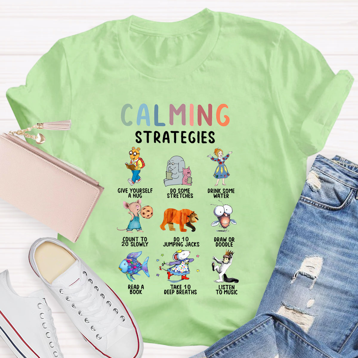 Calming Strategies Sped Classroom Teacher T-Shirt