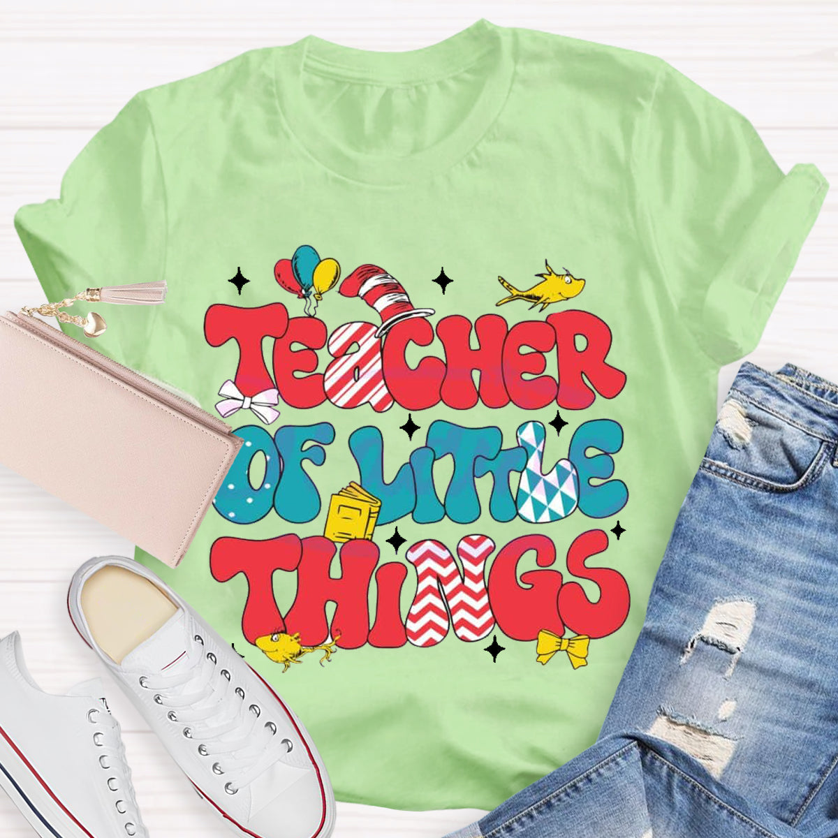 Teacher Of Little Things National Read Teacher T-Shirt