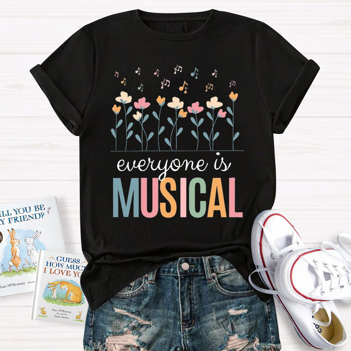 Everyone Is Musical Teacher T-Shirt