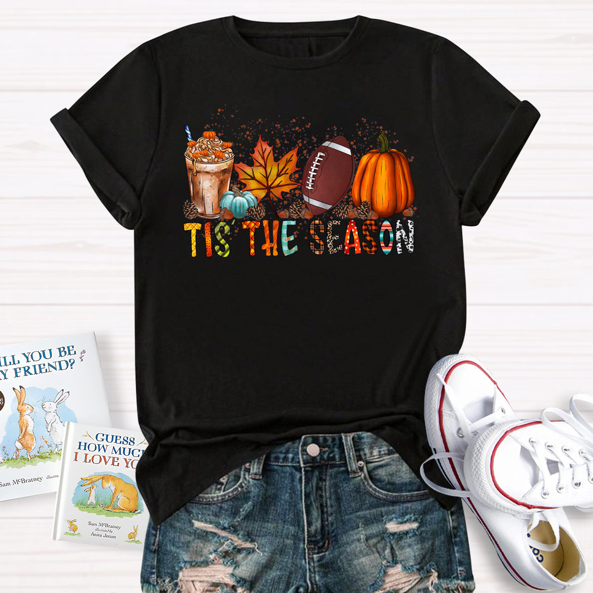 Tis The Season Pumkin Teacher T-Shirt