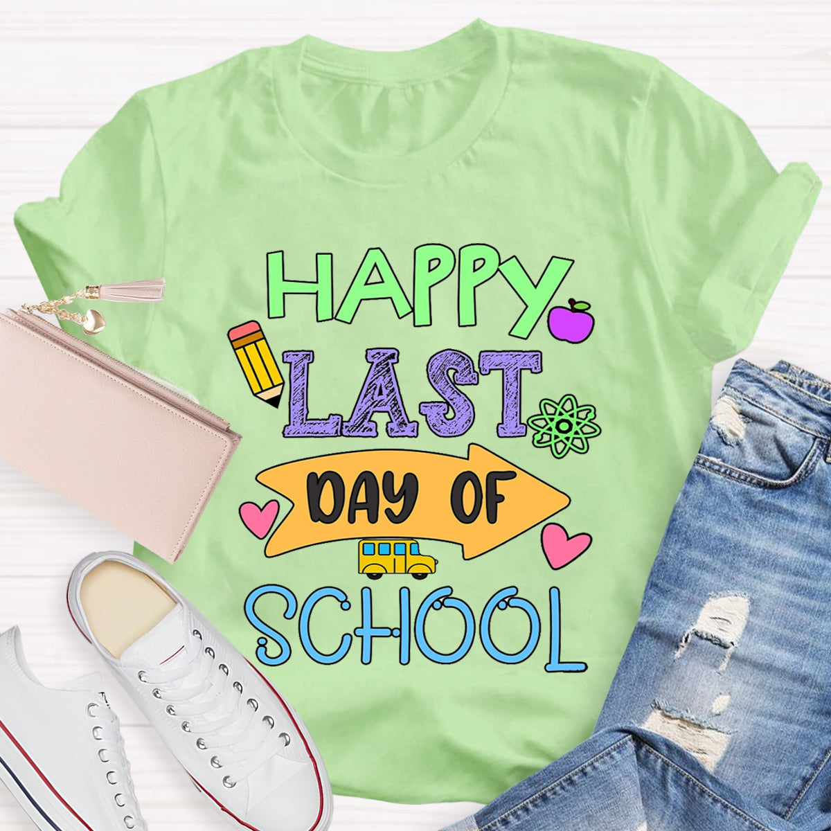 Happy Last Day Of School Teacher T-Shirt