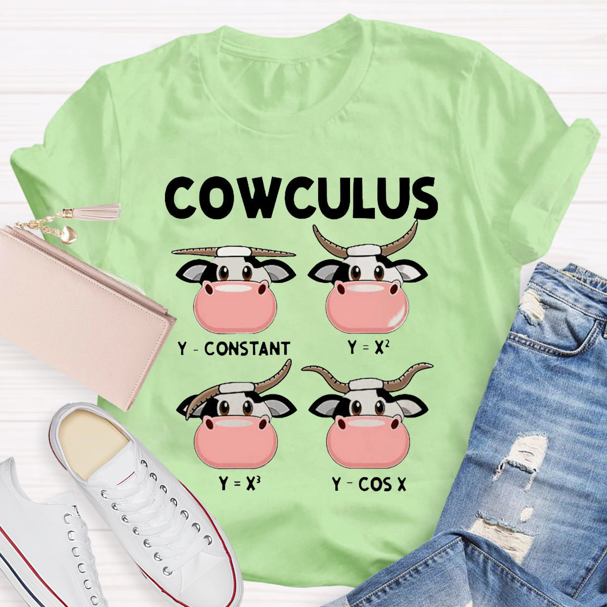 Cowculus  Math Teacher T-Shirt