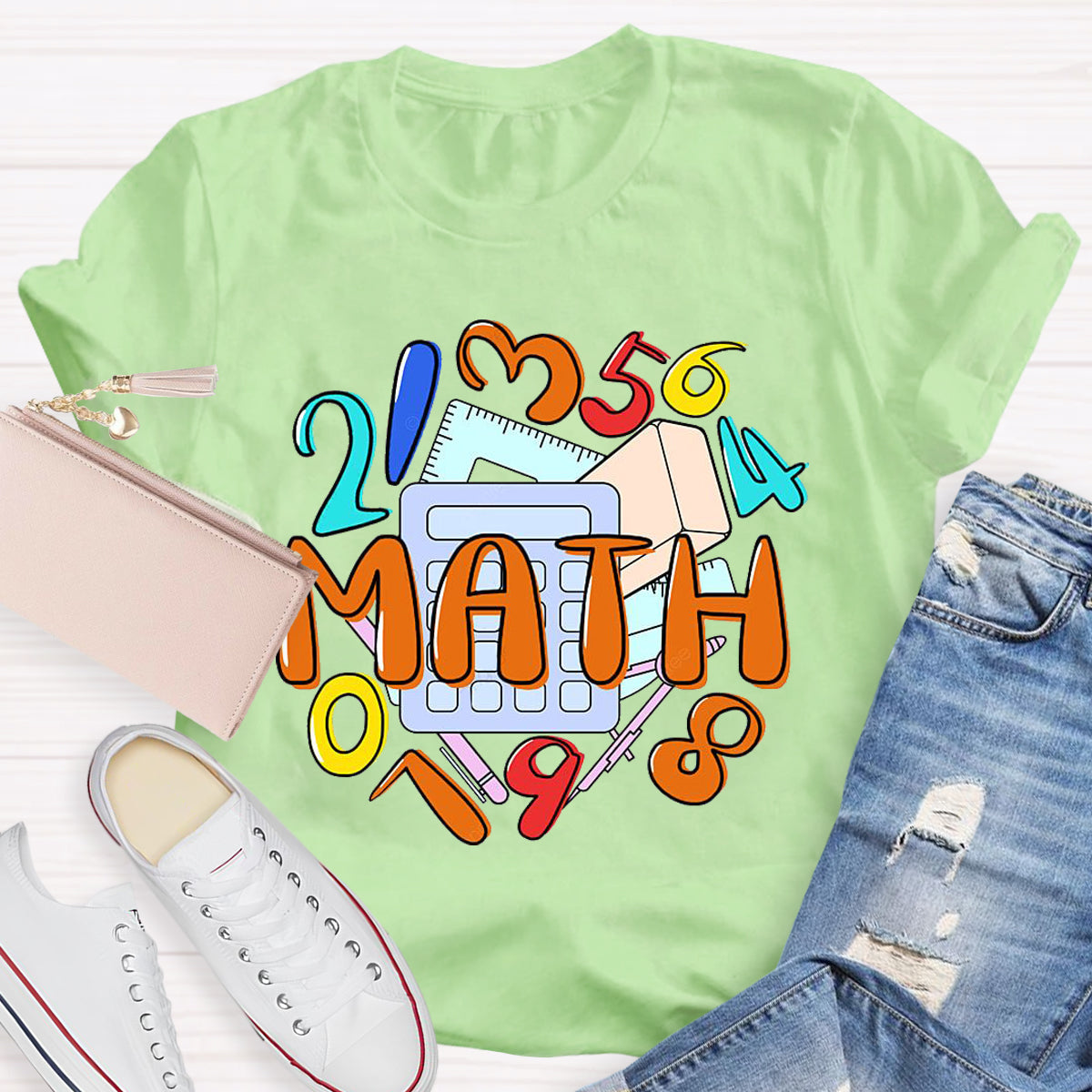 Math Number Teacher T-Shirt