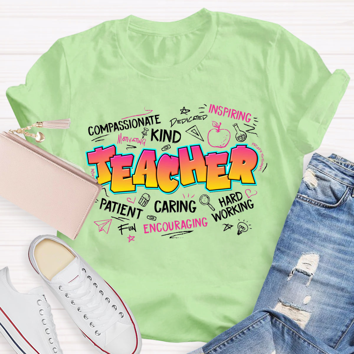 Teachers Radiating Excellence Teacher T-Shirt