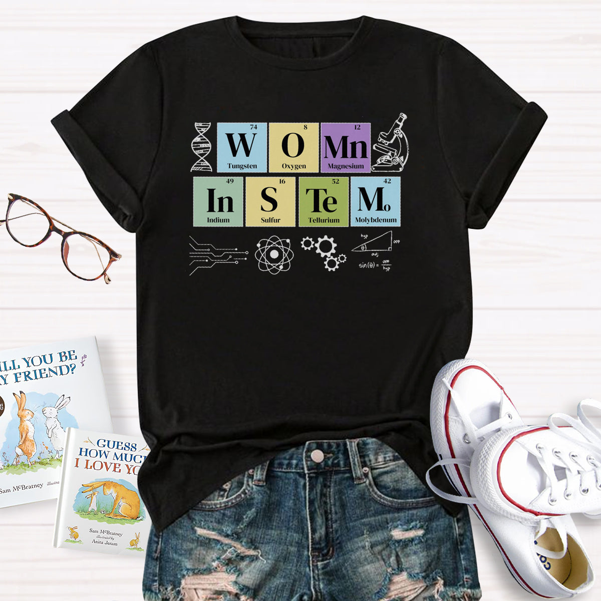 Women In Stem Teacher T-Shirt