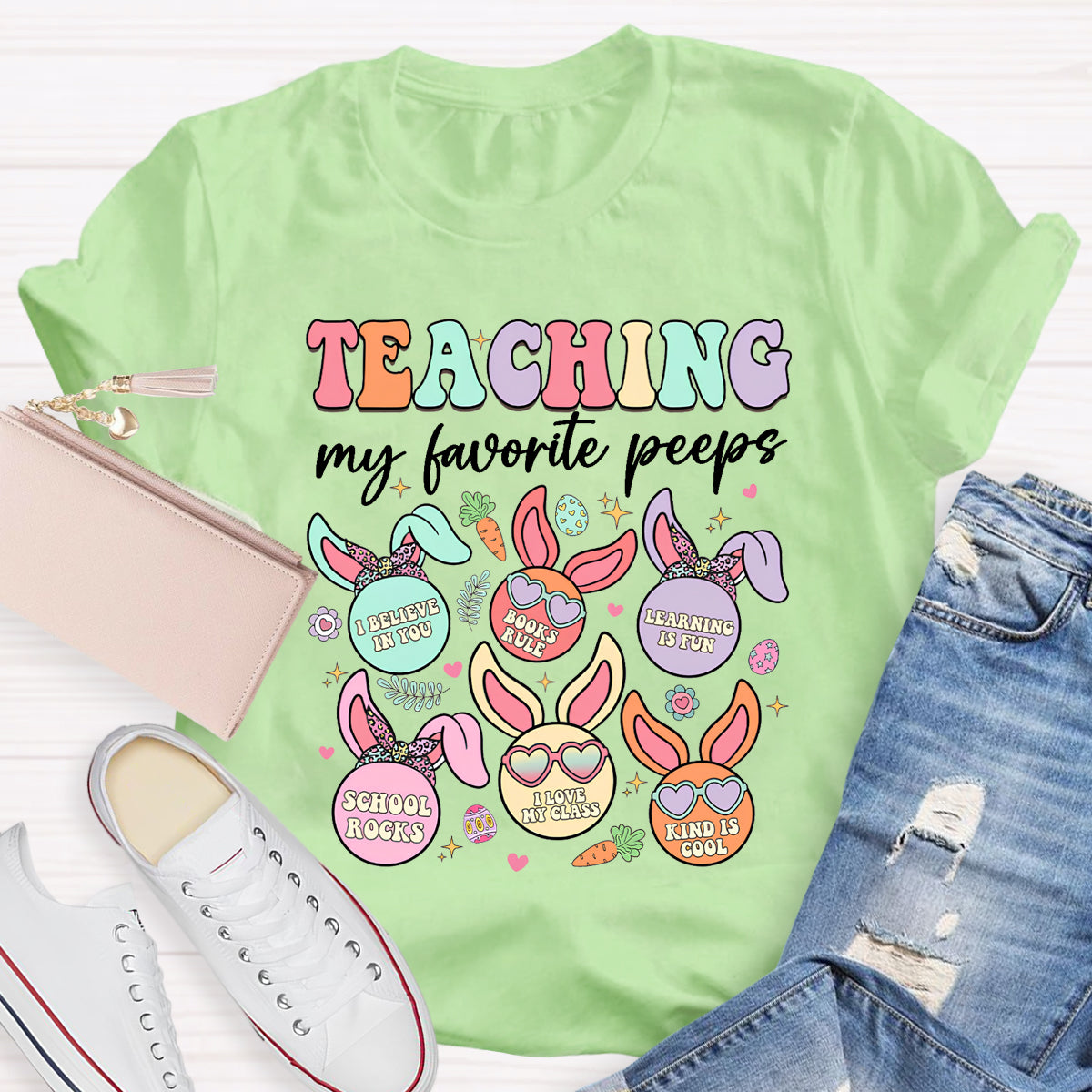 Teaching My Favorite Peeps School Rocks T-Shirt