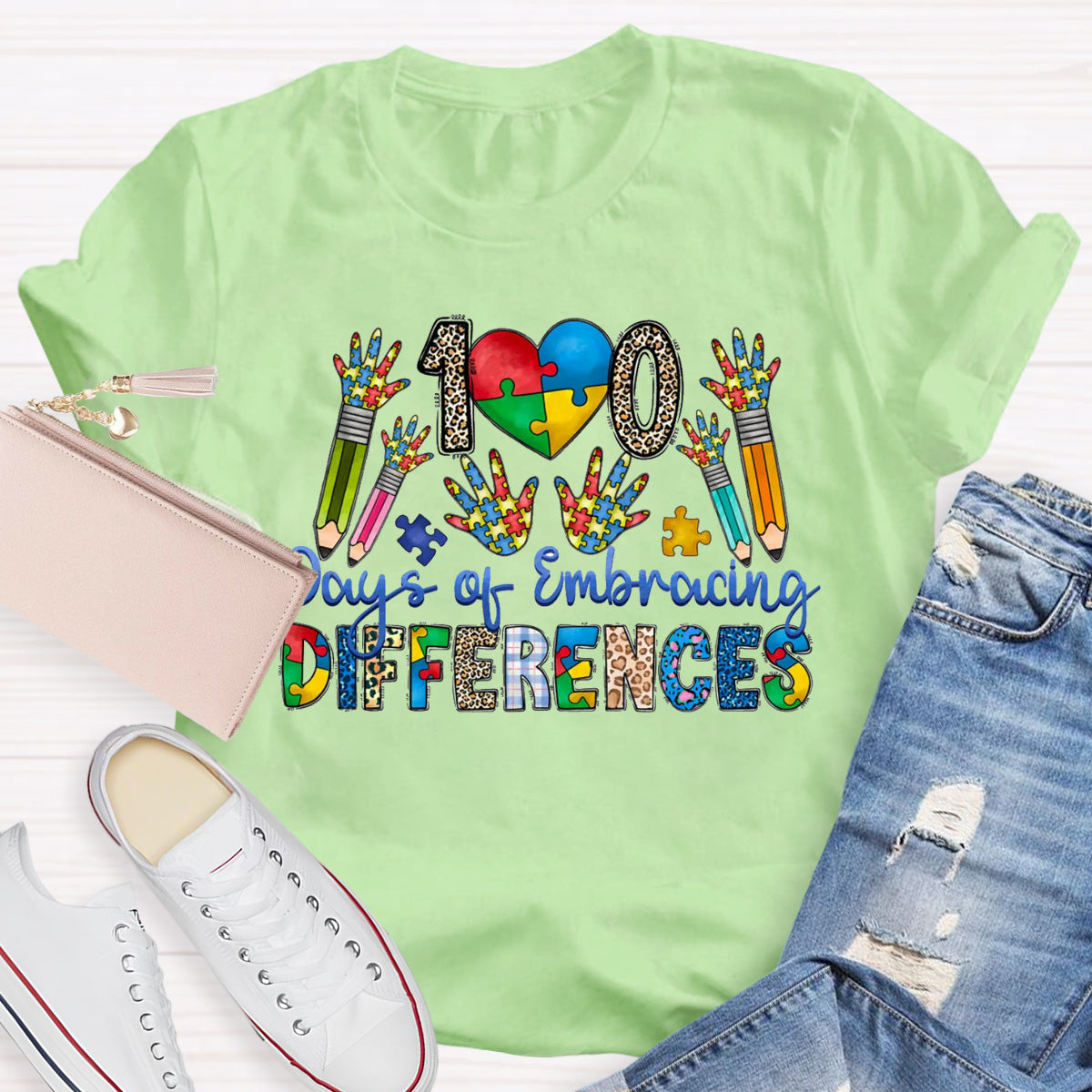 100 Days Of Embracing Difference T-Shirt